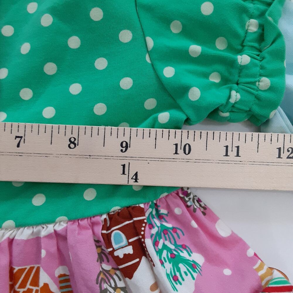 Matilda Jane Gingerbread Village Dress Girls 2 Christmas Twirl Dress Candy - Picture 10 of 11